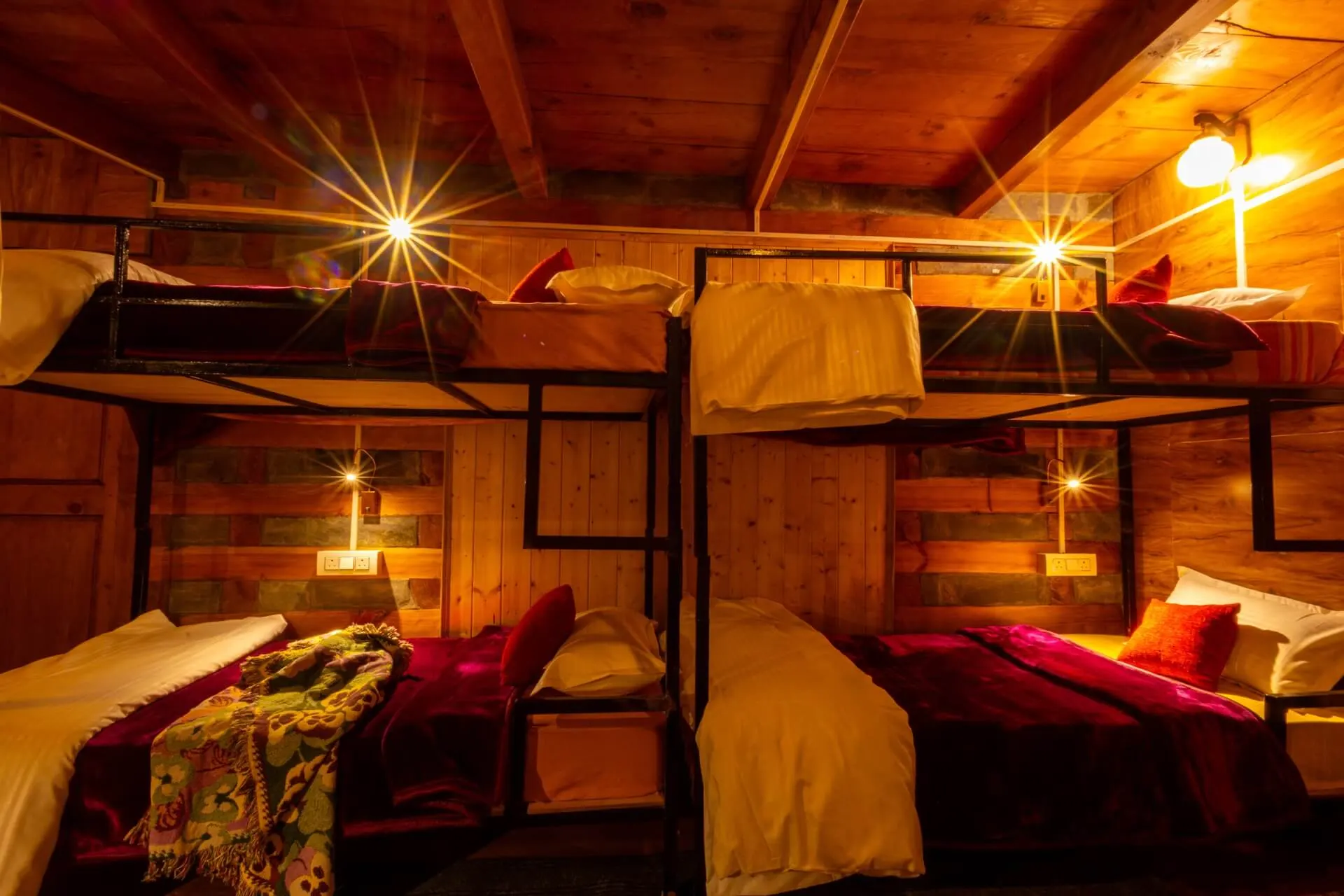 A shared dorm room at The Lazy and Slow